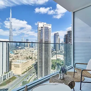 شقة Luxury With Burj Khalifa Or Canal View In Downtown - Marquise Square Tower, دبي